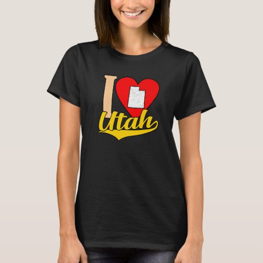 I Liebe Utah T-Shirt (Vorderseite)