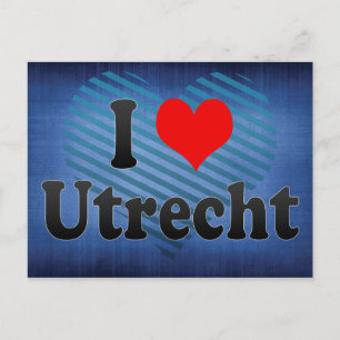 I Liebe Utrecht, Niederlande Postkarte