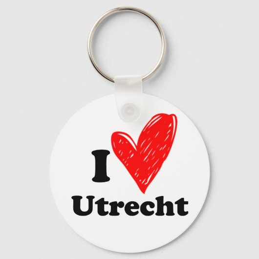 I Liebe Utrecht Schlüsselanhänger (Vorderseite)
