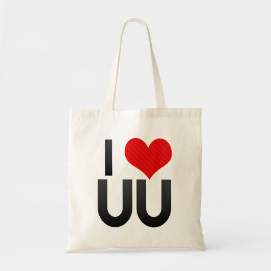 I Liebe UU Tragetasche (Vorne)