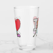 I Liebe Vacuuming Glas (Rechts)