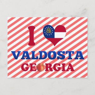 I Liebe Valdosta, Georgien Postkarte