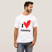 I Liebe Valencia T - Shirt (Vorne ganz)