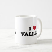 I Liebe Vallejo Kalifornien Kaffeetasse (VorderseiteRechts)