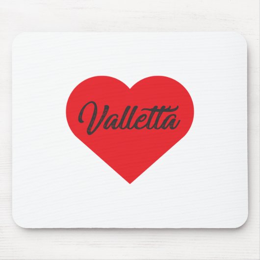 I Liebe Valletta - Malta Mousepad (Vorne)