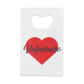 I Liebe Valparaiso - Chile Geldbeutel Flaschenöffner (Rückseite)