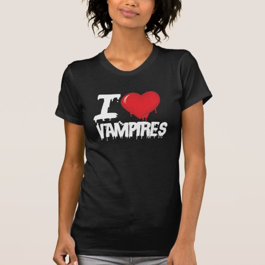 I Liebe Vampire T-Shirt (Vorderseite)