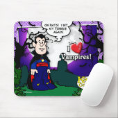 I Liebe Vampires Mousepad (Mit Mouse)