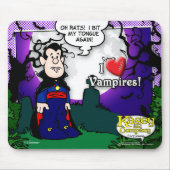 I Liebe Vampires Mousepad (Vorne)