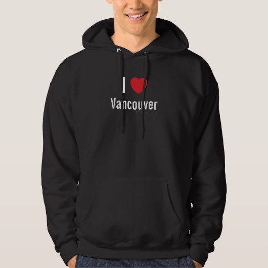 I Liebe Vancouver Black Sweatshirt (Vorderseite)