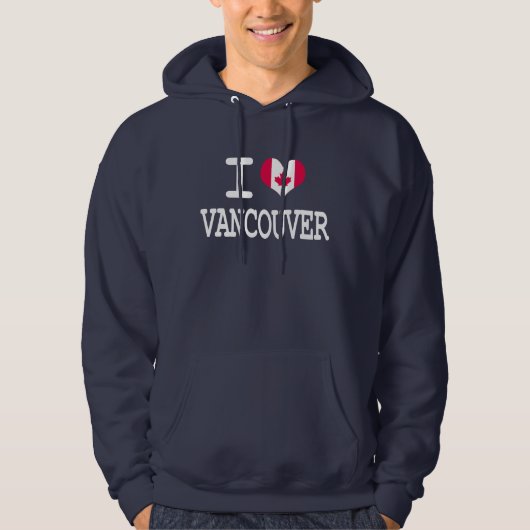 I Liebe Vancouver Hoodie (Vorderseite)