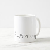 I Liebe Vancouver in einer außerordentlichen ecg Kaffeetasse (VorderseiteRechts)