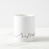 I Liebe Vancouver in einer außerordentlichen ecg Kaffeetasse (Mittel)