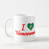I Liebe Vancouver, Washington Kaffeetasse (Links)