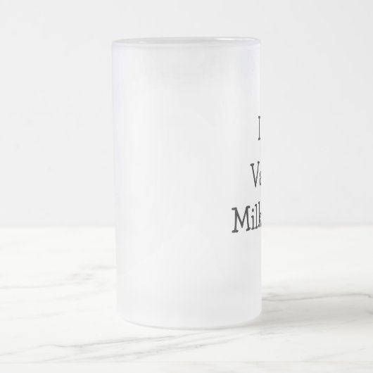 I Liebe Vanilla Mattglas Bierglas (Mittel)