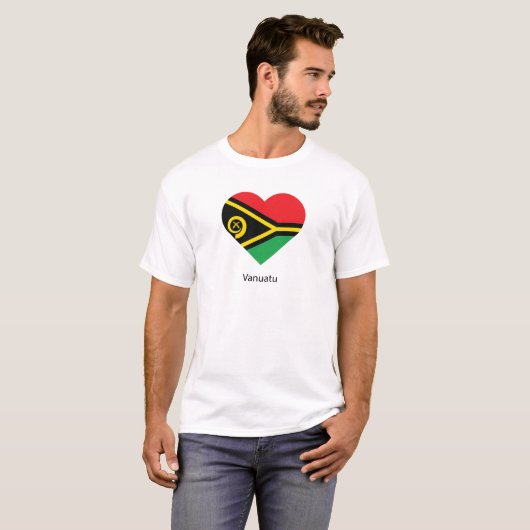 I Liebe Vanuatu T-Shirt (Vorne ganz)