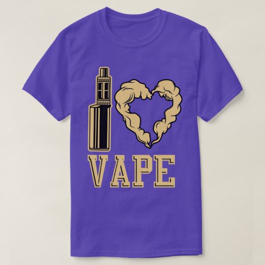 I LIEBE VAPE T-Shirt (Design vorne)