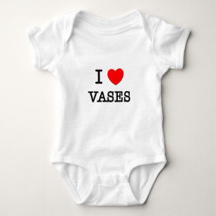 I Liebe-Vasen Baby Strampler