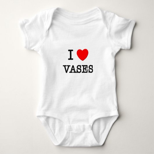 I Liebe-Vasen Baby Strampler (Vorderseite)
