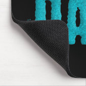 I Liebe Vater Aquamariner Glitzer Typografie | Mau Mousepad (Ecke)