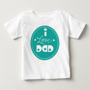 I LIEBE VATER BABY T-SHIRT