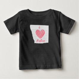 i Liebe Vater Baby T-shirt