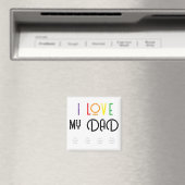 i Liebe Vater Foto Magnet (In Situ (Geschirrspüler))