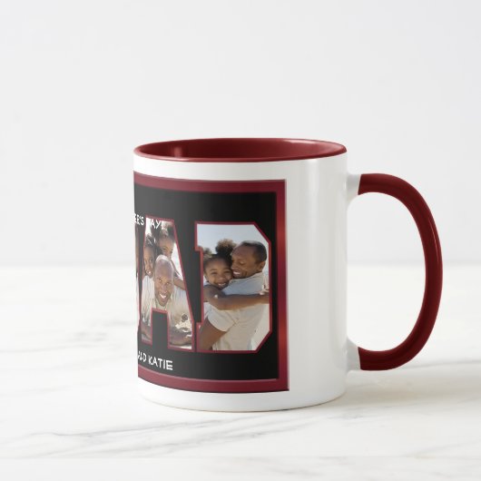 I Liebe-Vater-Foto-Tasse Tasse (Rechts)