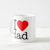 I LIEBE-VATER KAFFEETASSE (Vorderseite Links)