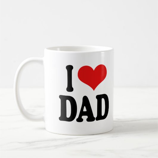 I Liebe-Vater Kaffeetasse (Links)