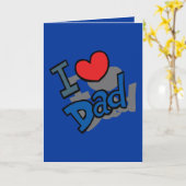 I LIEBE VATER - KARTE (Gelbe Blume)