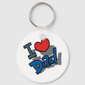 I LIEBE VATER SCHLÜSSELANHÄNGER (Vorderseite)
