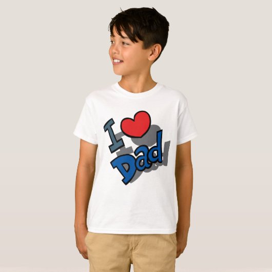 I LIEBE VATER T-Shirt (Vorne ganz)