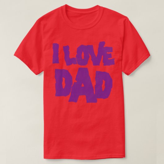 I LIEBE VATER T-Shirt (Design vorne)