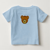 I Liebe-Vati-Baby Shirt~Teddy Baby T-shirt (Rückseite)