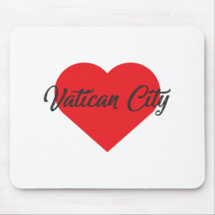 I Liebe Vatikanstadt Mousepad
