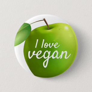 i LIEBE VEGAN Button