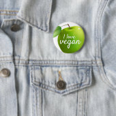 i LIEBE VEGAN Button (Beispiel)