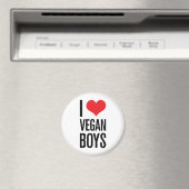 I Liebe Veganer Jungen Magnet (In Situ (Geschirrspüler))