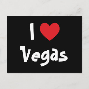 I Liebe Vegas Postkarte