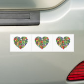 I Liebe Veggies Autoaufkleber (Auf Auto)
