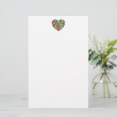 I Liebe Veggies Briefpapier (Stehend Vorderseite)