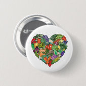 I Liebe Veggies Button (Vorne & Hinten)