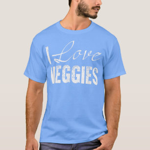 I Liebe Veggies Cool Vegetarier Veganer T-Shirt