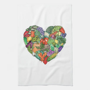 I Liebe Veggies Küchentuch