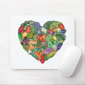 I Liebe Veggies Mousepad (Mit Mouse)