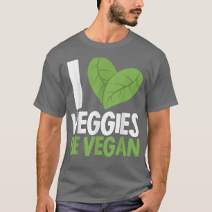 I Liebe Veggies Vegan Herbivore Vegetarische Vegan T-Shirt