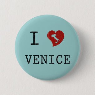 I Liebe Venedig Button