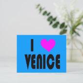 I Liebe Venedig Italien Postkarte (Stehend Vorderseite)