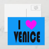 I Liebe Venedig Italien Postkarte (Vorne/Hinten)